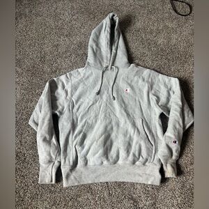 Champion Gray Hoodie for Men size small Preloved